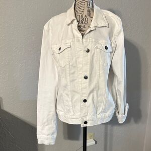 Serra Women's Ivory Jean Jacket
